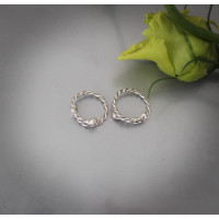 Non piercing Silver Nipple Rings Handmade body jewelry