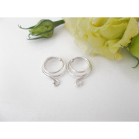 Silver Nipple Rings, Non Piercing adjustable Nipple Ring - Sterling silver jewelry