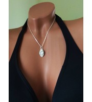 Silver yoni pendant - Handmade out of Fine Silver Vagina Necklace