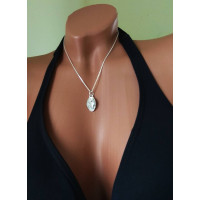 Silver yoni pendant - Handmade out of Fine Silver Vagina Necklace