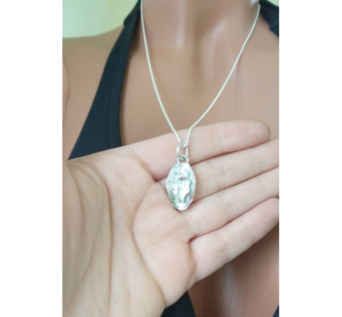 Silver yoni pendant - Handmade out of Fine Silver Vagina Necklace