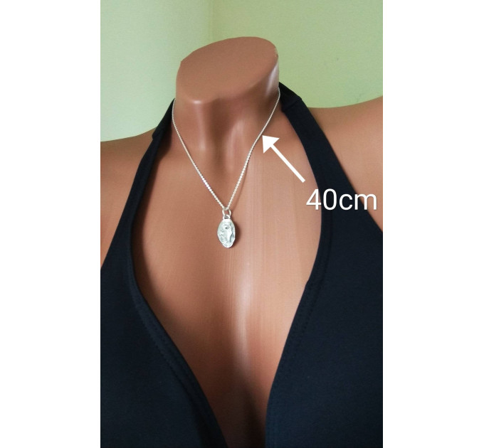 Silver yoni pendant - Handmade out of Fine Silver Vagina Necklace