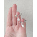 Nipple Rings with White sea pearls  Non Piercing  erotic jewelry