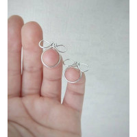 Nipple noose Non Pierrcing Silver Nipple Rings Sterling silver jewelry Solid SilverFake Piercing