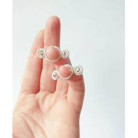 Silver Nipple Rings Non Piercing adjustable Nipple Ring