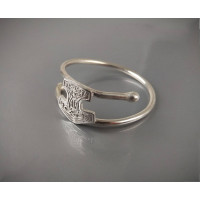 Thor's Hammer Mjolnir Sterling silver cock ring  - Adjustable penis ring - jewelry for mens