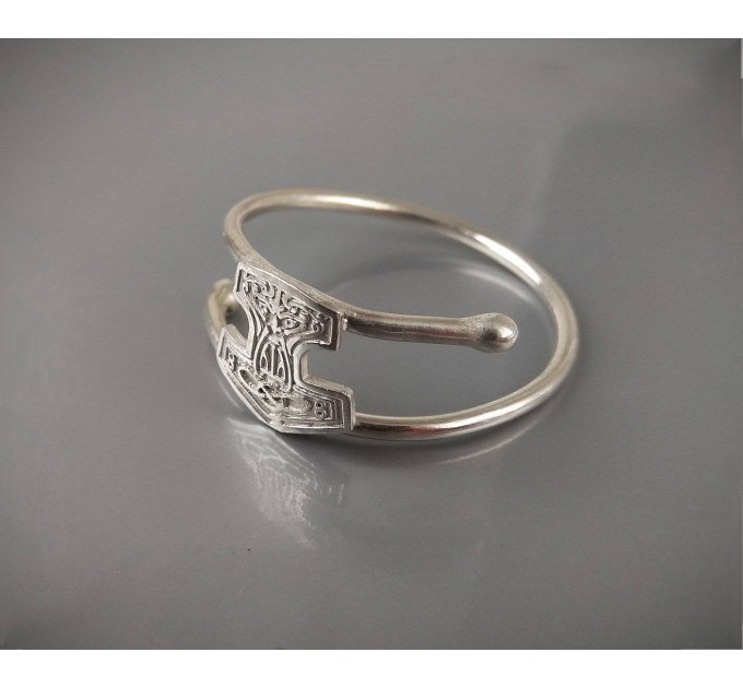 Thor's Hammer Mjolnir Sterling silver cock ring  - Adjustable penis ring - jewelry for mens