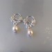 Handmade Nipple clamps Non Piercing Nipple Rings with pech sea pearls