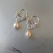 Handmade Nipple clamps Non Piercing Nipple Rings with pech sea pearls