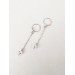 Nipple Rings Solid Silver Body Jewelry Nipple Dangles