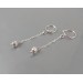 Nipple Rings Solid Silver Body Jewelry Nipple Dangles