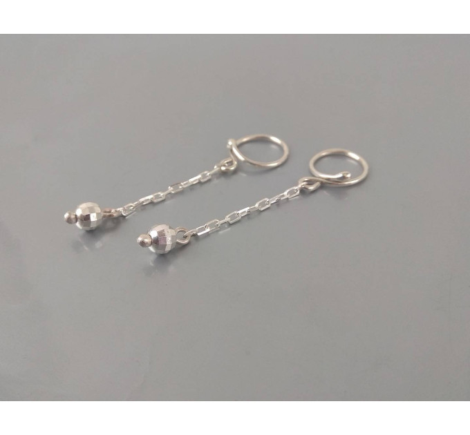 Nipple Rings Solid Silver Body Jewelry Nipple Dangles