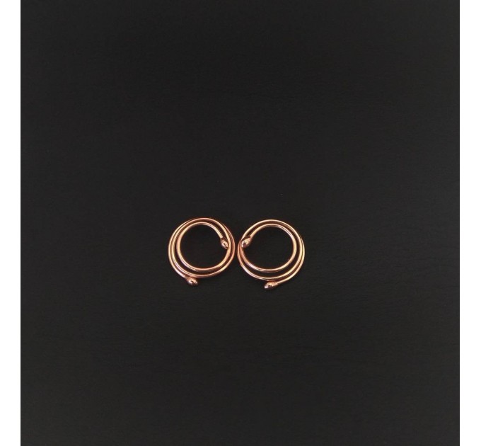 Gold Plated Fake Piercing 14 Karat  GOLD PLATED over 925 Solid Sterling Silver