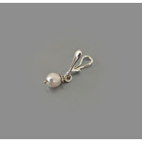 Clitoral Jewellery serling silver Faux piercing  with natural pearl Non Piercing Clit Clip Adult fun sex toys