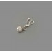 Clitoral Jewellery serling silver Faux piercing  with natural pearl Non Piercing Clit Clip Adult fun sex toys