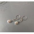 Handmade Nipplerings with White Paerls Nipple rings Non Piercing Nipple Rings with natural pearls