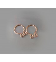 Fake Piercing 14 Karat  gold plated over 925 Solid Sterling Silver fake nipple clamps erotic sexy adult intimate accessories