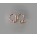 Fake Piercing 14 Karat  gold plated over 925 Solid Sterling Silver fake nipple clamps erotic sexy adult intimate accessories