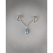 Clitoral Jewellery , Faux piercing with chain and Purple pearl Non Piercing Clit Clip Adult fun sex toys