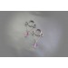 Crystals Nipple rings  Nipple Dangles Non Piercing jewellery sterling silver Adjustable body jewelry nipple clamps