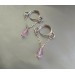 Crystals Nipple rings  Nipple Dangles Non Piercing jewellery sterling silver Adjustable body jewelry nipple clamps