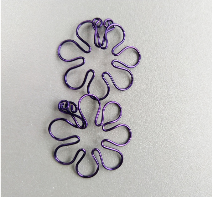 Purple Nipple Rings handmade  Flower Nipple Rings, non Piercing Nipple shield, Sexy Nipple Clamps, intimate Jewelry adult bdsm sex toys