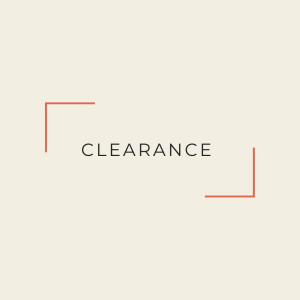 CLEARANCE CLEARANCE