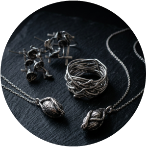 Authors jewelry collection