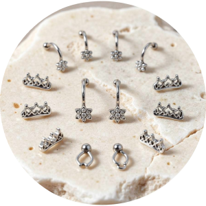 EarCuffs, lips & nose rings