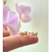 Silver Ear Cuff - Small Crown Design