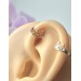 Silver Ear Cuff - Small Crown Design