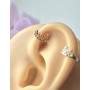 Silver Ear Cuff - Small Crown Design Silver Ear Cuff - Small Crown Design