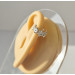Silver Flower Ear Cuff – Handmade No-Piercing Jewelry