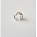 Silver Flower Ear Cuff – Handmade No-Piercing Jewelry