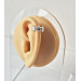 Silver Flower Ear Cuff – Handmade No-Piercing Jewelry