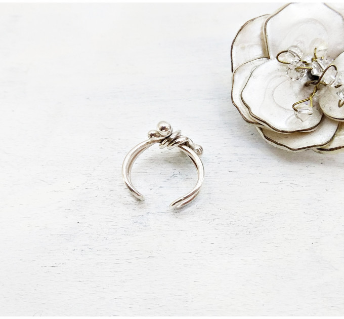 Handmade Sterling Silver Ear Cuff – No Piercing Conch Ring