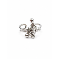 Sterling silver ear cuff - No piercing Ear Cuff - Fake conch ring
