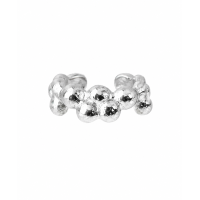 Handmade Silver Bubble Ear Cuff – Unique No-Piercing Design