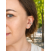 Silver Flower Ear Cuff – Handmade No-Piercing Jewelry