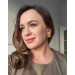 Vintage Gold Tone Floral Clip-On Earrings – Statement Flower Earrings