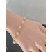 Peach Pearl Bracelet — Sterling Silver Freshwater Pearl Bracelet, Handmade