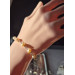 Peach Pearl Bracelet — Sterling Silver Freshwater Pearl Bracelet, Handmade