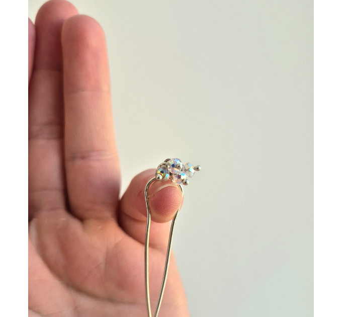 Sterling Silver Rainbow Crystal Fake Christina Piercing – Non-Piercing Intimate Jewelry | SilverBuds