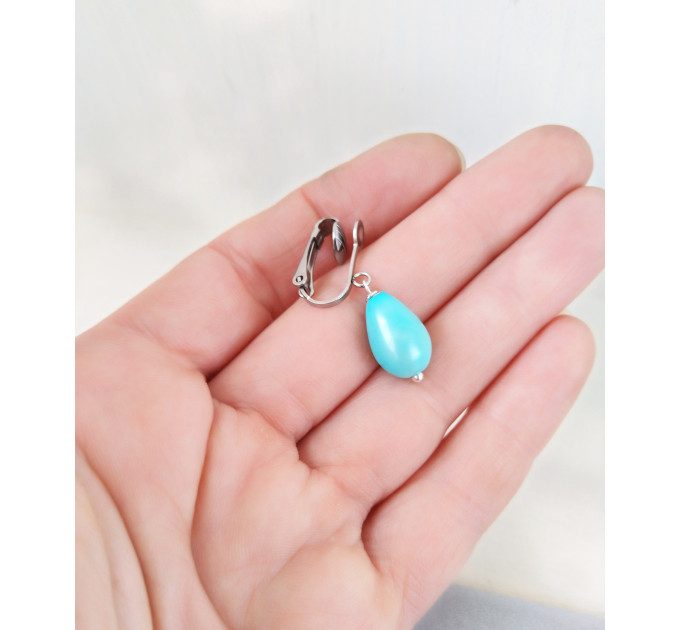 Blue Pearl Faux Clitoral Jewelry