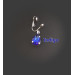 Royal Blue Crystal Faux Clitoral Jewelry