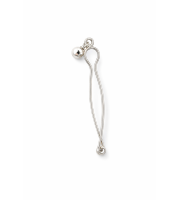 Fake Christina Piercing Handmade Silver with 5mm Ball
