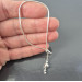 Sterling Silver Lasso Ring with Snake Chain