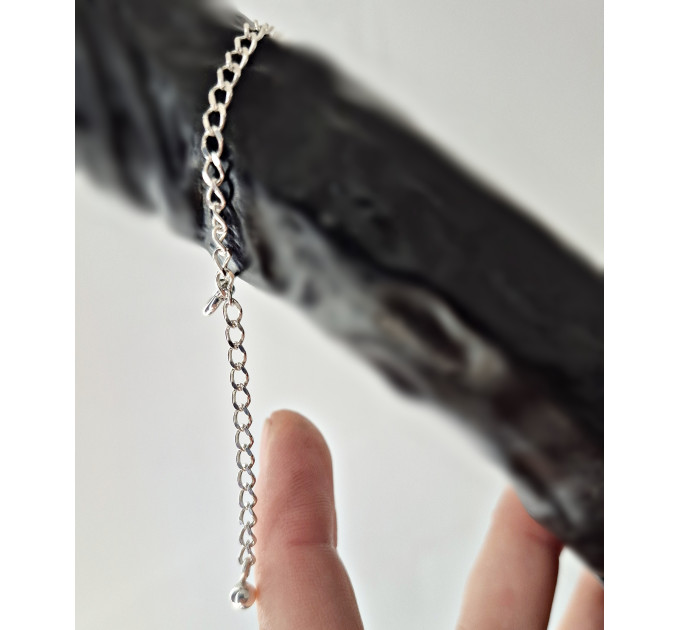 Silver Bead Penis Chain — Non-Piercing Sterling Silver Adjustable