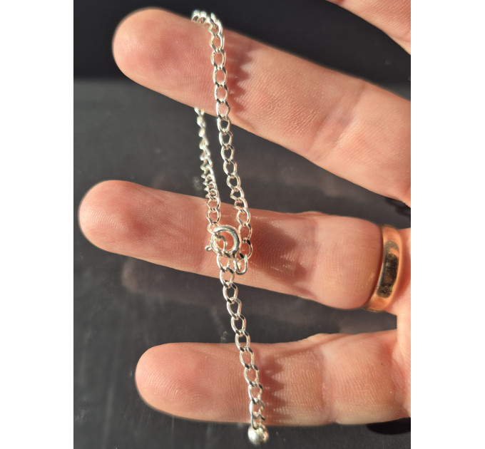Silver Bead Penis Chain — Non-Piercing Sterling Silver Adjustable