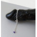 Amethyst Penis Chain — Non-Piercing Sterling Silver Adjustable SilverBuds